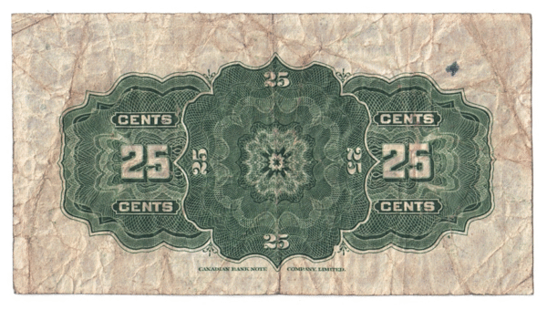 1923 25 Cents Dominion of Canada