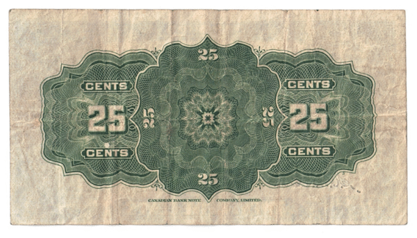 1923 25 Cents Dominion of Canada