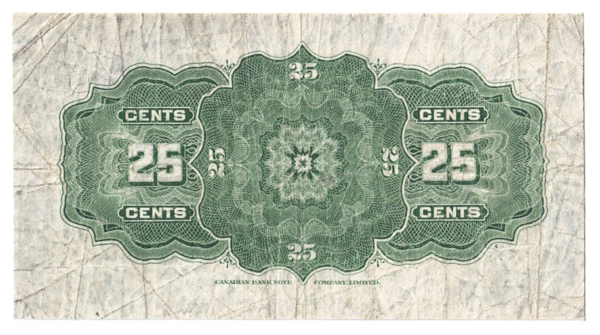 1923 25 Cents Dominion of Canada