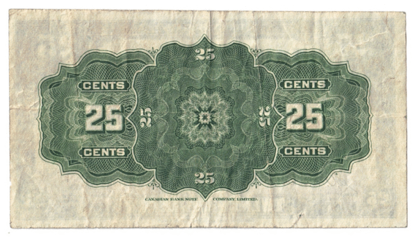 1923 25 Cents Dominion of Canada