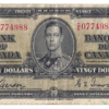 1937 20 Dollars The Bank of Canada C/E Prefix C/E0774988