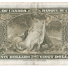 1937 20 Dollars The Bank of Canada J/E Prefix J/E2194918
