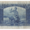 1937 5 Dollars The Bank of Canada U/C Prefix