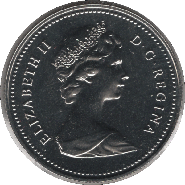 1979 Canada 50 Cents Coin Round Bust (KM# 75.1 KM# 75.3 Schn# 65)