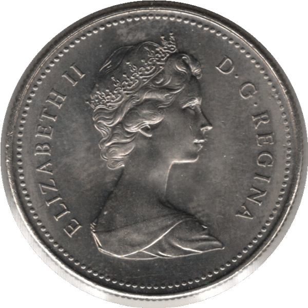 1979 Canada 50 Cents Coin Rounded Bust (KM# 75.1 KM# 75.3 Schn# 65)