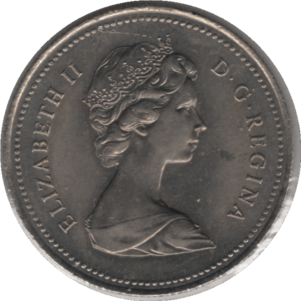 1980 Canada 50 Cents Coin (KM# 75.1 KM# 75.3 Schn# 65)