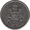 1980 Canada 50 Cents Coin (KM# 75.1 KM# 75.3 Schn# 65)