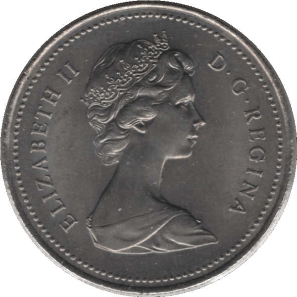 1980 Canada 50 Cents Coin (KM# 75.1 KM# 75.3 Schn# 65)