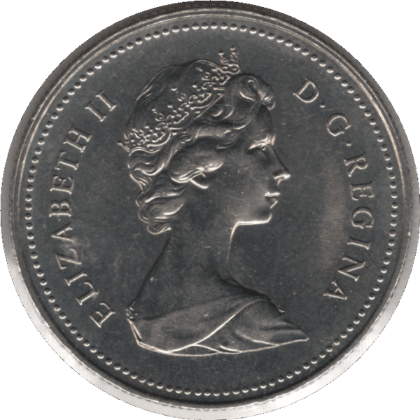 1981 Canada 50 Cents Coin (KM# 75.1 KM# 75.3 Schn# 65)