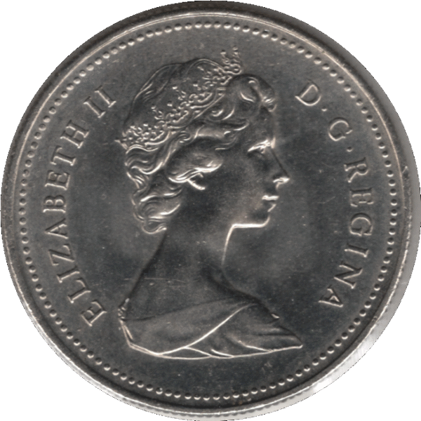 1982 Canada 50 Cents Coin Large Beads (KM# 75.1 KM# 75.3 Schn# 65)