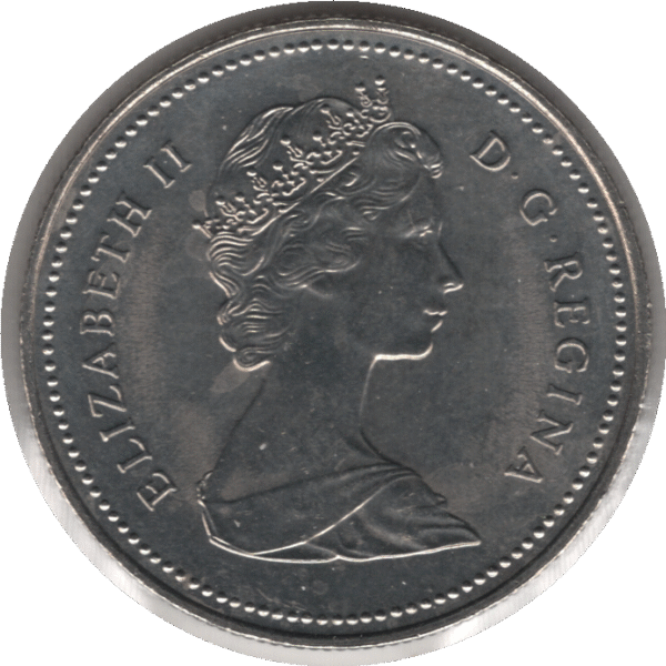 1983 Canada 50 Cents Coin (KM# 75.1 KM# 75.3 Schn# 65)