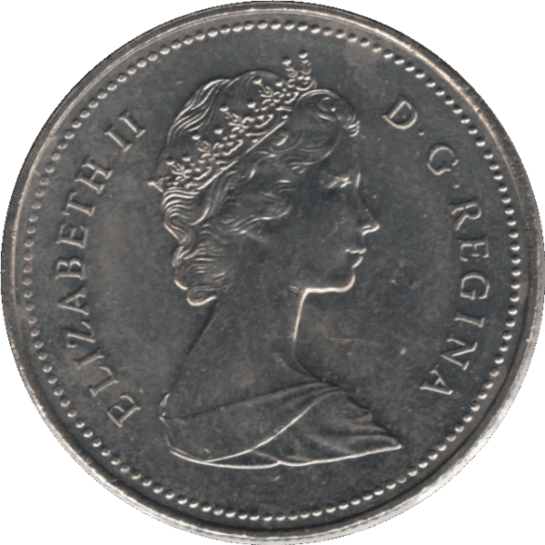 1983 Canada 50 Cents Coin (KM# 75.1 KM# 75.3 Schn# 65)