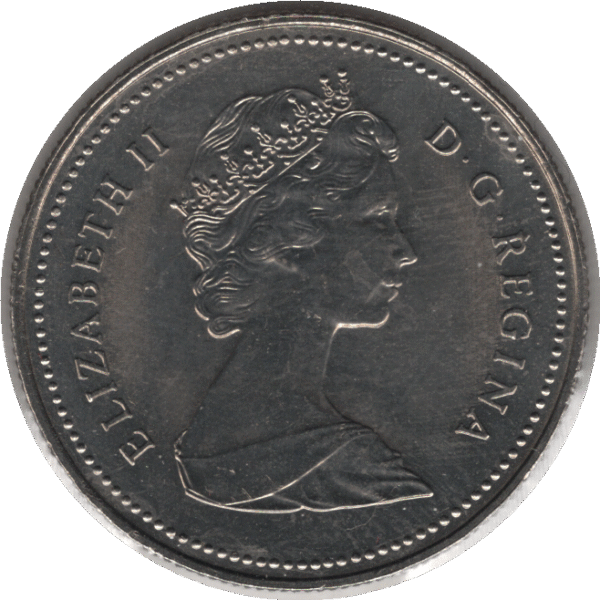 1984 Canada 50 Cents Coin (KM# 75.1 KM# 75.3 Schn# 65)