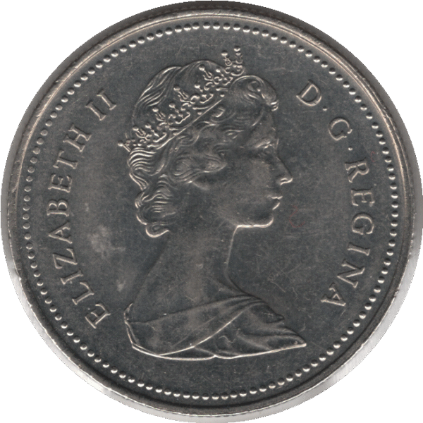 1984 Canada 50 Cents Coin (KM# 75.1 KM# 75.3 Schn# 65)