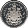 1984 Canada 50 Cents Coin Proof (KM# 75.1 KM# 75.3 Schn# 65)