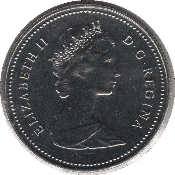 Canada 1985 50 Cents Coin (KM# 75.1 KM# 75.3 Schn# 65)