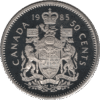 1985 Canada 50 Cents Coin Proof (KM# 75.1 KM# 75.3 Schn# 65)