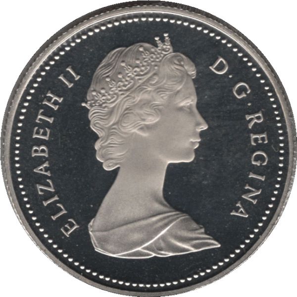 1985 Canada 50 Cents Coin Proof (KM# 75.1 KM# 75.3 Schn# 65)