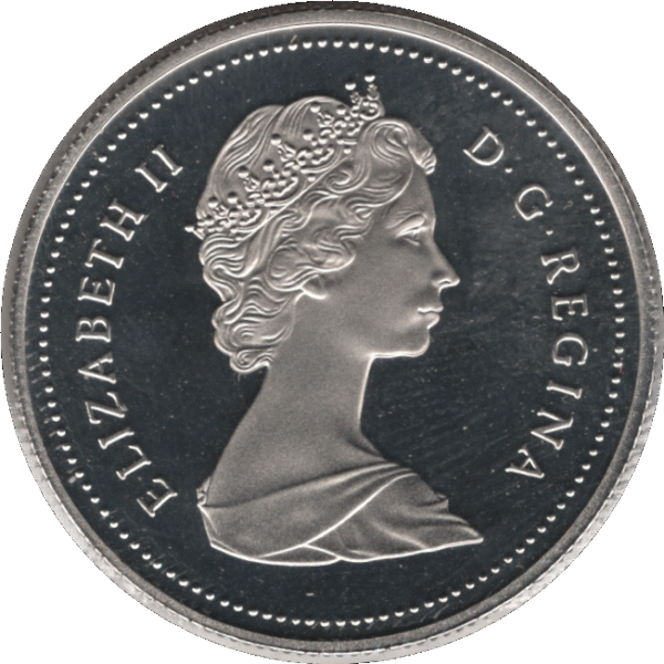 1989 Canada 50 Cents Coin Proof (KM# 75.1 KM# 75.3 Schn# 65)
