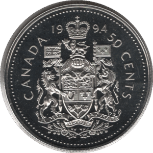 1994 Canada 50 Cents Coin Proof (KM# 185 Schn# 167)