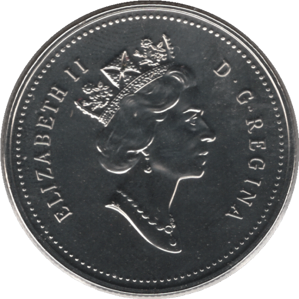 1995 Canada 50 Cents Coin (KM# 185 Schn# 167)