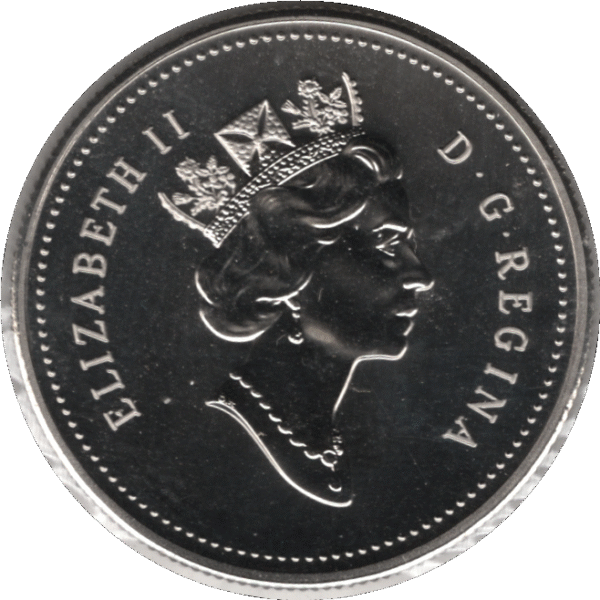 1997 Canada 50 Cents Coin Specimen (KM# 290 Schn# 280 Ch# RC-248 Ch# RC-247 Ch# RC-249a Ch# RC-250a)