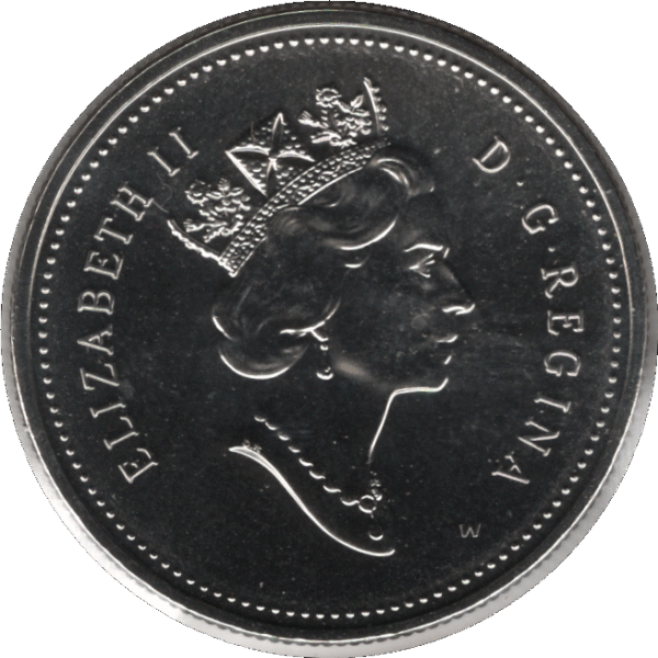 1998W Canada 50 Cents Coin (KM# 290 Schn# 280 Ch# RC-248 Ch# RC-247 Ch# RC-249a Ch# RC-250a)