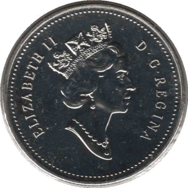 1999 Canada 50 Cents Coin (KM# 290 Schn# 280 Ch# RC-248 Ch# RC-247 Ch# RC-249a Ch# RC-250a)