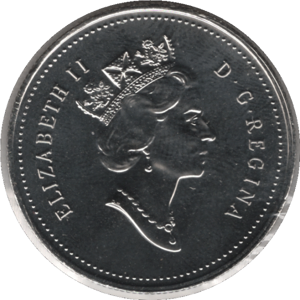 1999 Canada 50 Cents Coin (KM# 290 Schn# 280 Ch# RC-248 Ch# RC-247 Ch# RC-249a Ch# RC-250a)