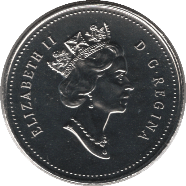 1999 Canada 50 Cents Coin (KM# 290 Schn# 280 Ch# RC-248 Ch# RC-247 Ch# RC-249a Ch# RC-250a)