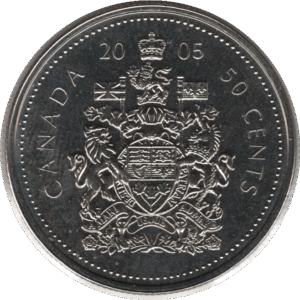 2005P Canada 50 Cents Coin (Schn# 522 KM# 494)