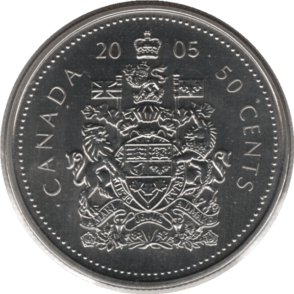 2005P Canada 50 Cents Coin Specimen (Schn# 522 KM# 494)