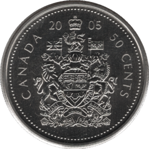 2005P Canada 50 Cents Coin Specimen (Schn# 522 KM# 494)