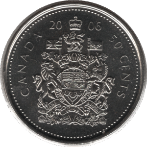 2006P Canada 50 Cents Coin (Schn# 522 KM# 494)