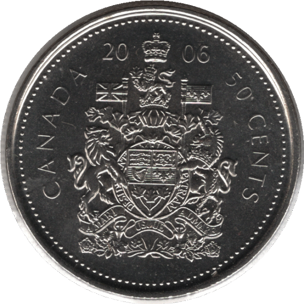 2006P Canada 50 Cents Coin (Schn# 522 KM# 494)