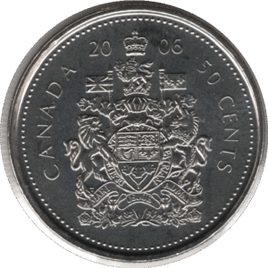 2006P Canada 50 Cents Coin (Schn# 522 KM# 494)