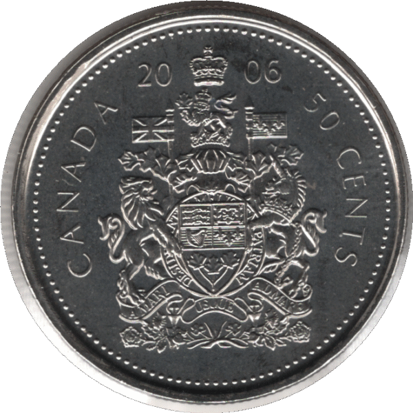 2006P Canada 50 Cents Coin (Schn# 522 KM# 494)