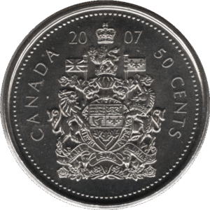 2007 Canada 50 Cents Coin (KM# 2304 Schn# 522 KM# 494)