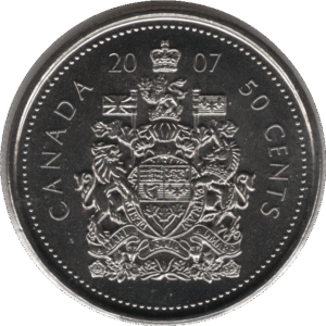 2007 Canada 50 Cents Coin (KM# 2304 Schn# 522 KM# 494)