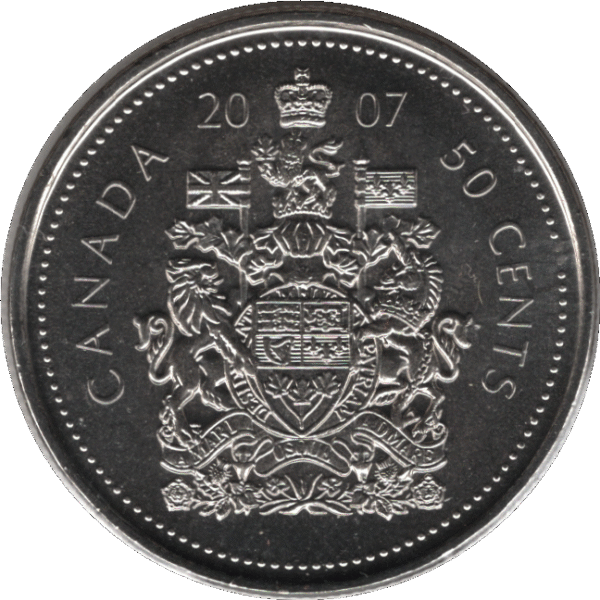 2007 Canada 50 Cents Coin (KM# 2304 Schn# 522 KM# 494)