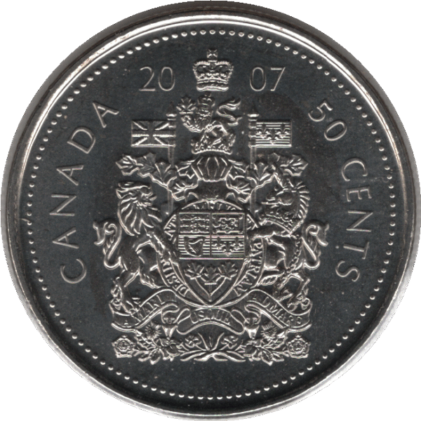 2007 Canada 50 Cents Coin (KM# 2304 Schn# 522 KM# 494)