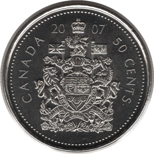 2007 Canada 50 Cents Coin (KM# 2304 Schn# 522 KM# 494)