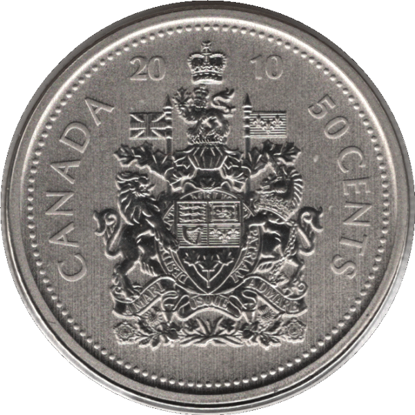 2010 Canada 50 Cents Coin Specimen (KM# 2304 Schn# 522 KM# 494)