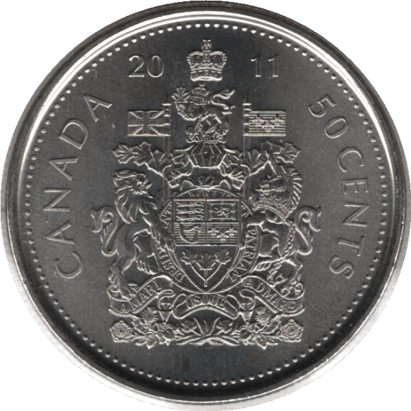 2011 Canada 50 Cents Coin (KM# 2304 Schn# 522 KM# 494)