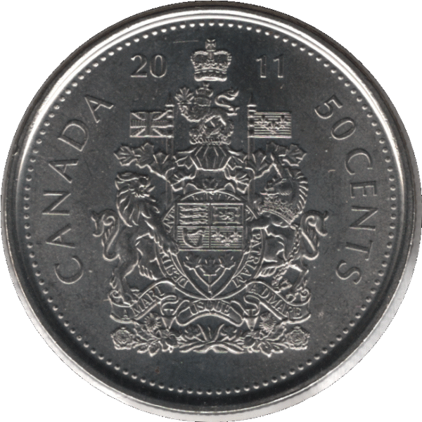 2011 Canada 50 Cents Coin (KM# 2304 Schn# 522 KM# 494)