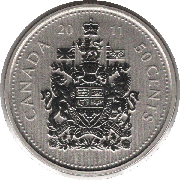2011 Canada 50 Cents Coin Specimen (KM# 2304 Schn# 522 KM# 494)