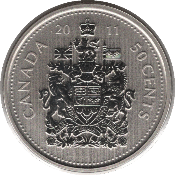 2011 Canada 50 Cents Coin Specimen (KM# 2304 Schn# 522 KM# 494)