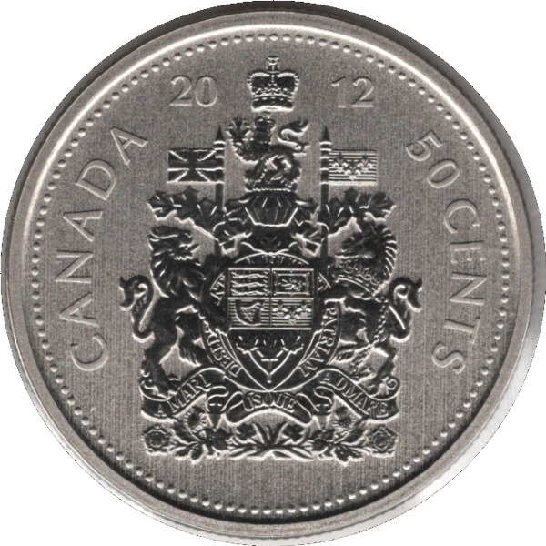 2012 Canada 50 Cents Coin Specimen (KM# 2304 Schn# 522 KM# 494)