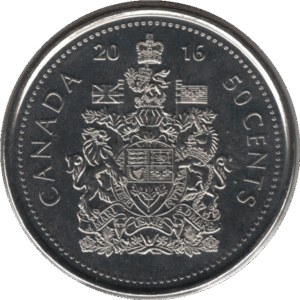 2016 Canada 50 Cents Coin (KM# 2304 Schn# 522 KM# 494)