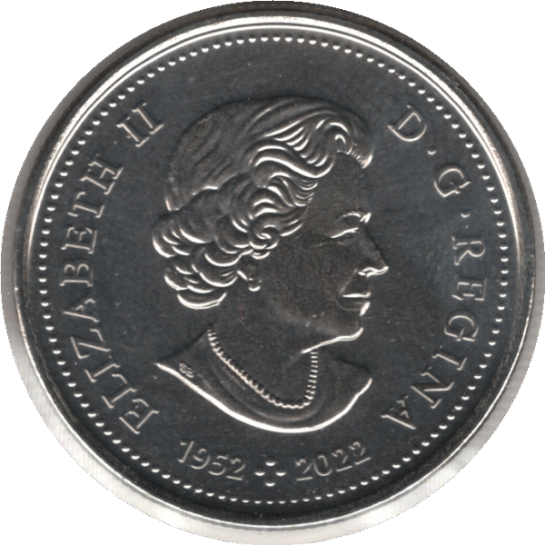 2023 Canada 50 Cents Coin Queen Elizabeth Obverse (KM# 3290)